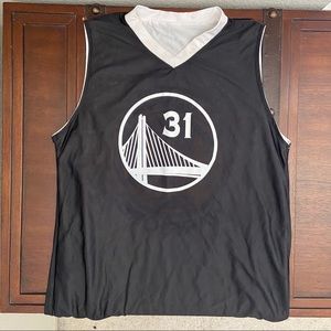 Warriors Black & White Reversible Jersey - M